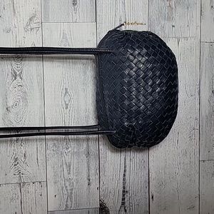 Vintage Brio Genuine Woven Leather Purse